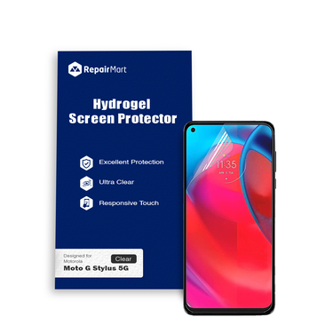 Motorola Moto G Stylus 5G Compatible Premium Hydrogel Screen Protector With Full Coverage Ultra HD